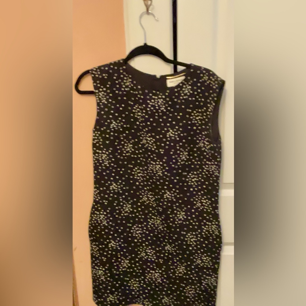 Saint Laurent Black and White STAR ⭐️ Pattern Dress! - Picture 4 of 9